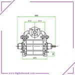 MVP 750- ابعاد و اندازه جانبی