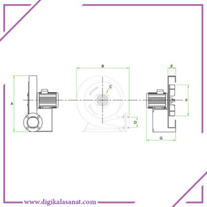 ونتیلاتور ابعادی